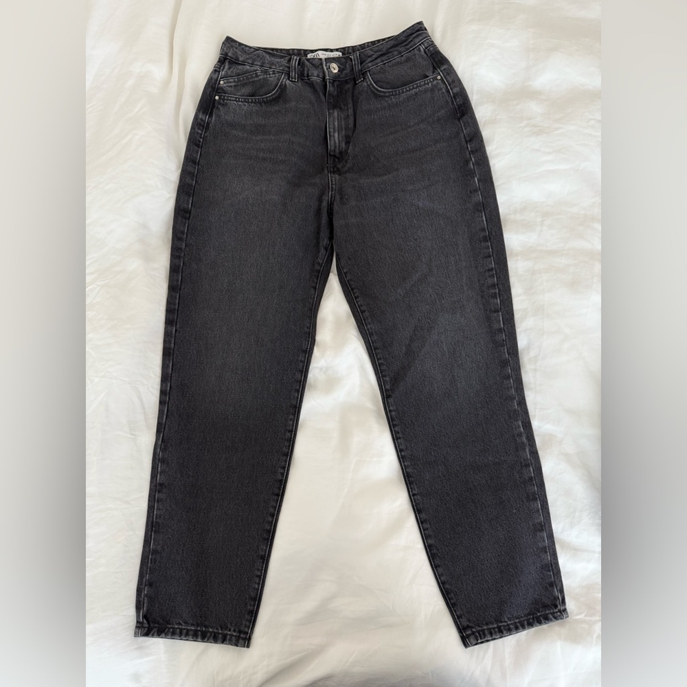Zara Black Mom Jeans